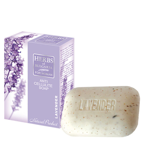 Антицеллюлитное мыло для женщин Лаванда