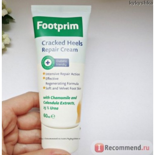 Отзыв о креме для ног Footprim для потрескавшейся кожи пяток Cracked Heels Repair Cream на портале отзывов Irecommend.ru