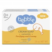 Детское крем-мыло (твердое) РОМАШКА Cream-soap Camomile  Bebble 0+